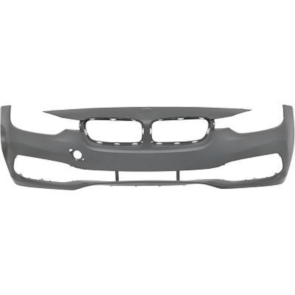 paraurti anteriore con primer con tappo copri gancio con tracce pdc park assist lavafari e telecamera laterale mod basis bmw 3 series f30 f31 lci 2015 2018 bm0311001