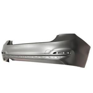 paraurti posteriore con primer con tappo copri gancio con fori modanature con tracce pdc e park assist con scarico doppio a sinistra mod 4 porte luxury modern sport line bmw 3 series f30 f31 lci 2015 2018 bm0311052