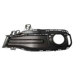 griglia sinistra paraurti anteriore nera goffrata chiusa con sede fendinebbia mod luxury bmw 3 series f30 f31 lci 2015 2018 bm0312134