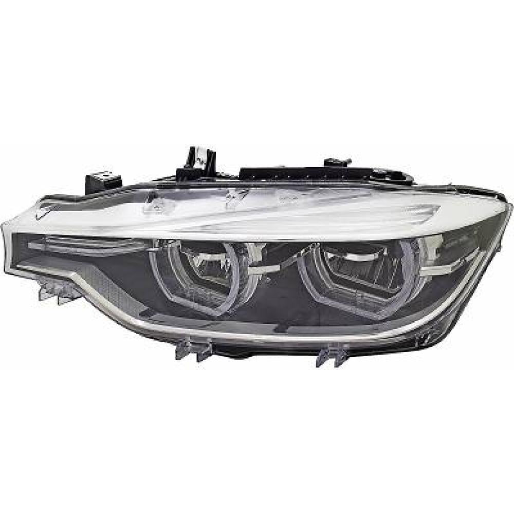 proiettore sinistro elettrico con motore con luce diurna led bmw 3 series f30 f31 lci 2015 2018 bm0314914