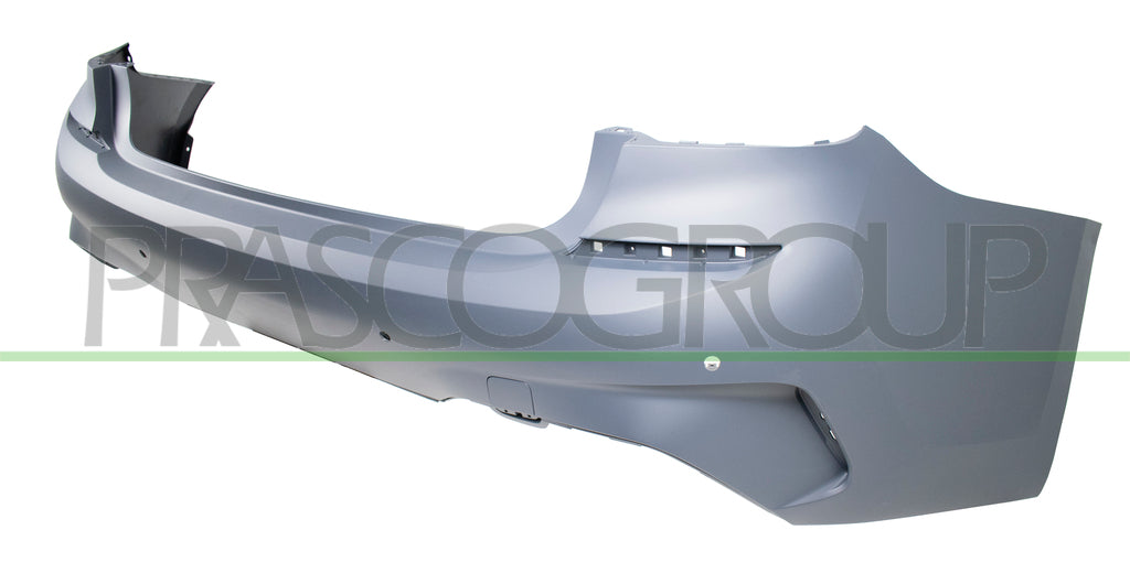 paraurti posteriore con primer con tappo copri gancio con fori pdc supporti e tracce park assist mod 4 porte bmw 3 series g20 g21 msport 2018 2022 bm0351061