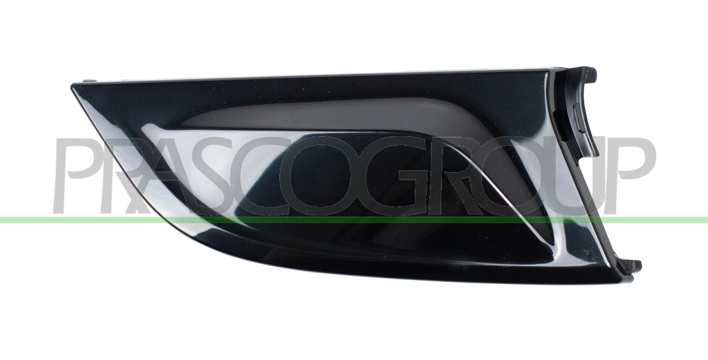 modanatura destra griglia radiatore paraurti anteriore superiore nera lucida con traccia pdc mod m340 bmw 3 series g20 g21 msport 2018 2022 bm0351223