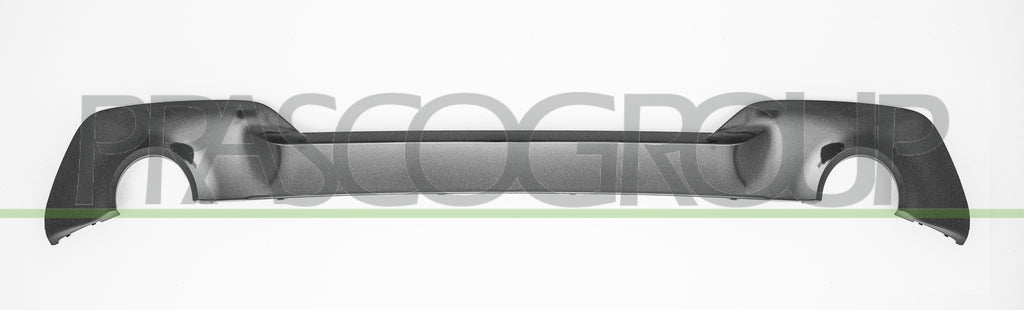 spoiler paraurti posteriore grigio scuro lucido con scarico doppio tondo bmw 3 series g20 g21 msport 2018 2022 bm0351851