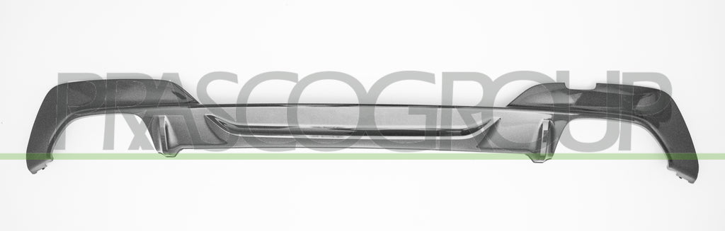 spoiler paraurti posteriore grigio scuro lucido con scarico doppio mod 340 bmw 3 series g20 g21 msport 2018 2022 bm0351861
