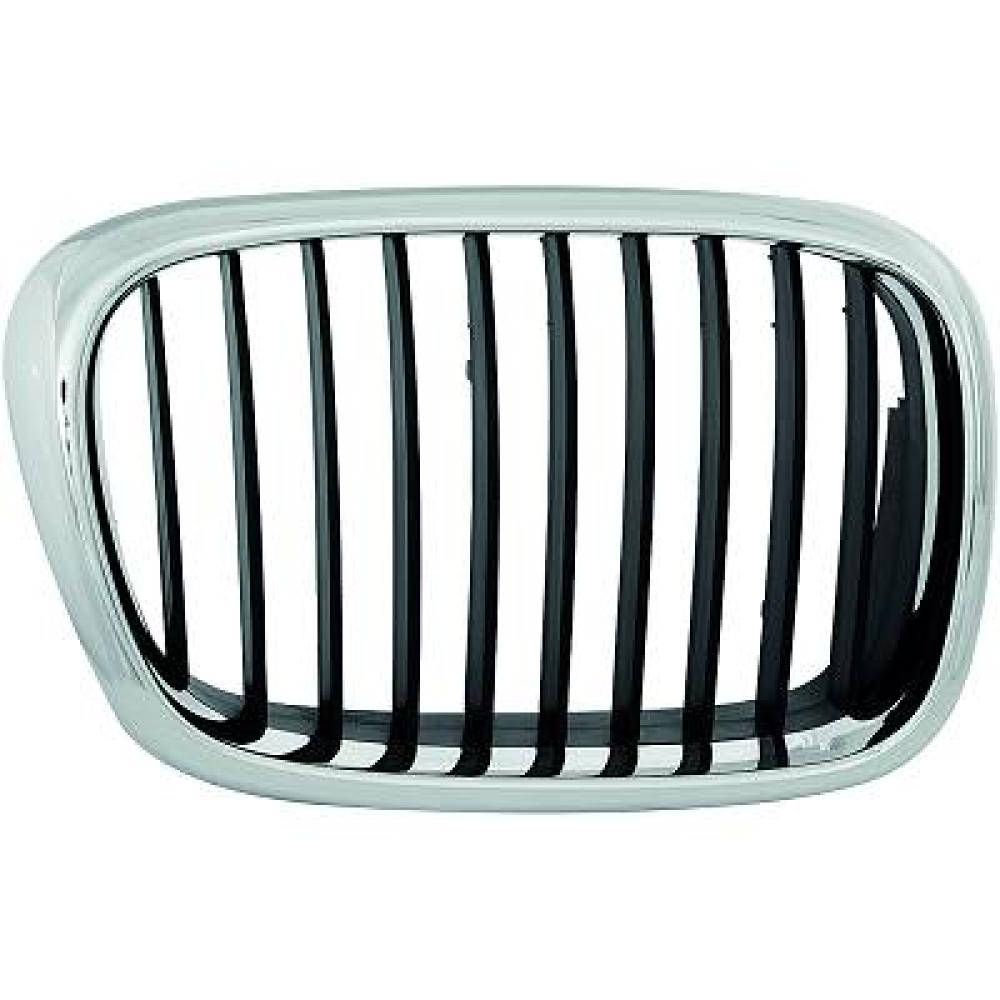 griglia radiatore destra cromata nera nera bmw 5 series e39 2000 2003 51137005838