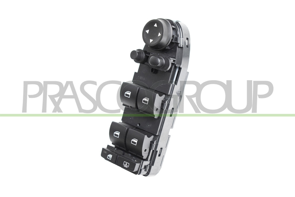 pulsantiera alzacristallo porta anteriore sinistra nera 4 interruttori con funzione chiusura retrovisori 4 pins bmw 5 series e60 e61 2003 2007 bm046ws04
