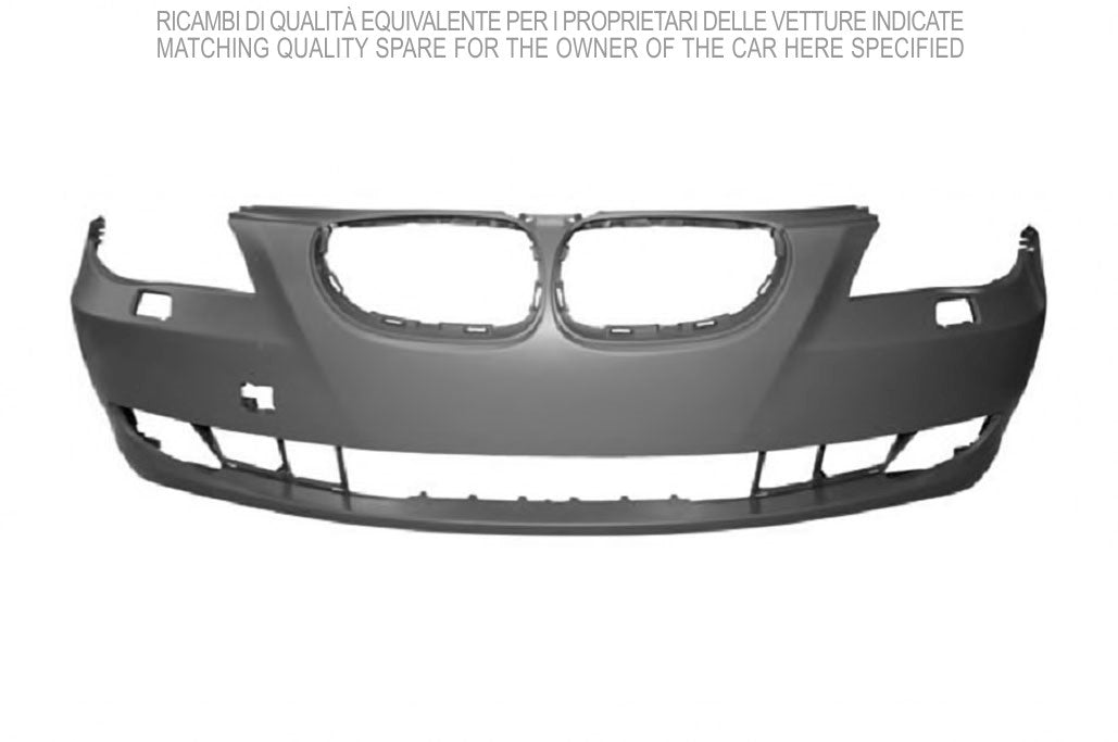 paraurti anteriore con primer con fori lavafari senza fori pdc bmw 5 series e60n e61n 2007 2010 bm0471001