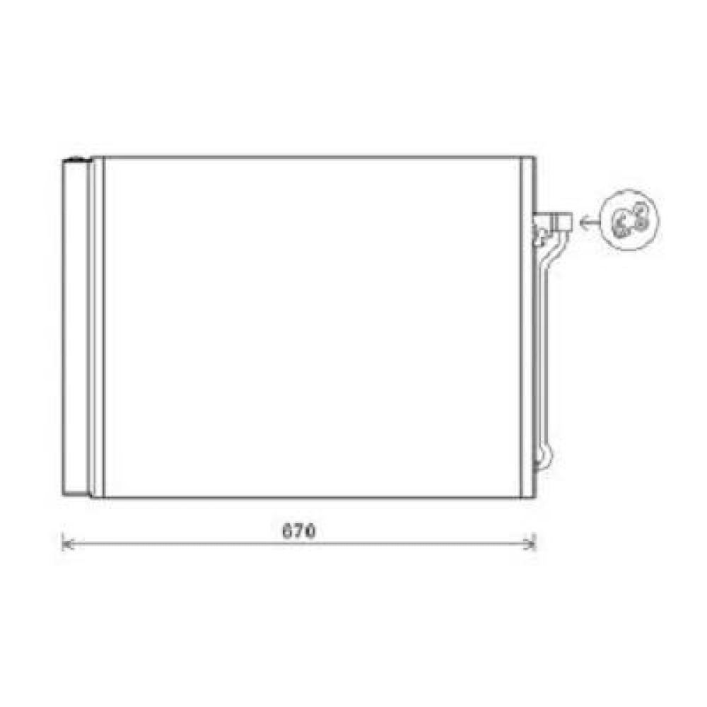 condensatore bmw 5 series f10 f11 2010 2013 64536805452