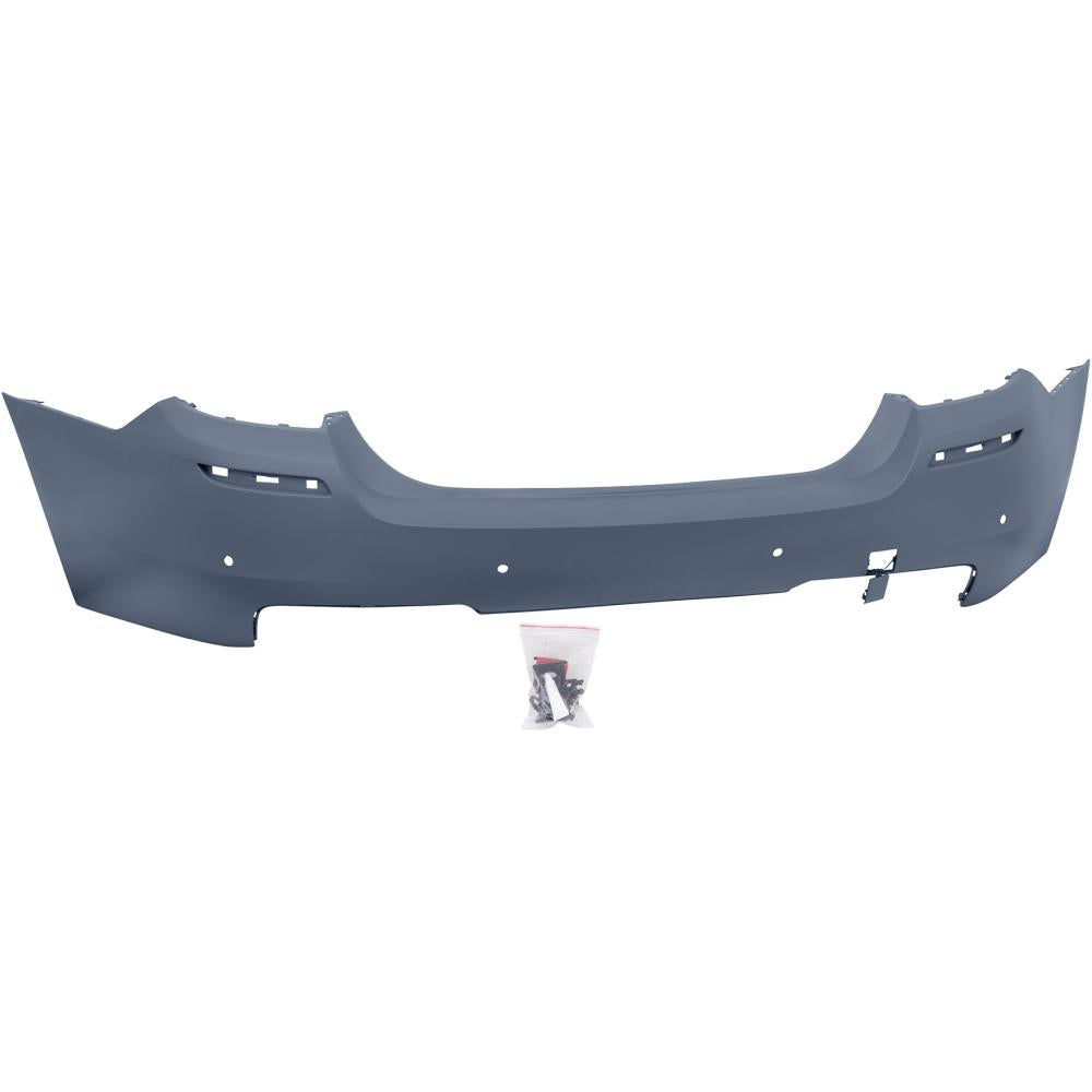 paraurti posteriore con primer con fori pdc supporti mod 4 porte bmw 5 series f10 f11 mtech 2010 2013 bm0491051