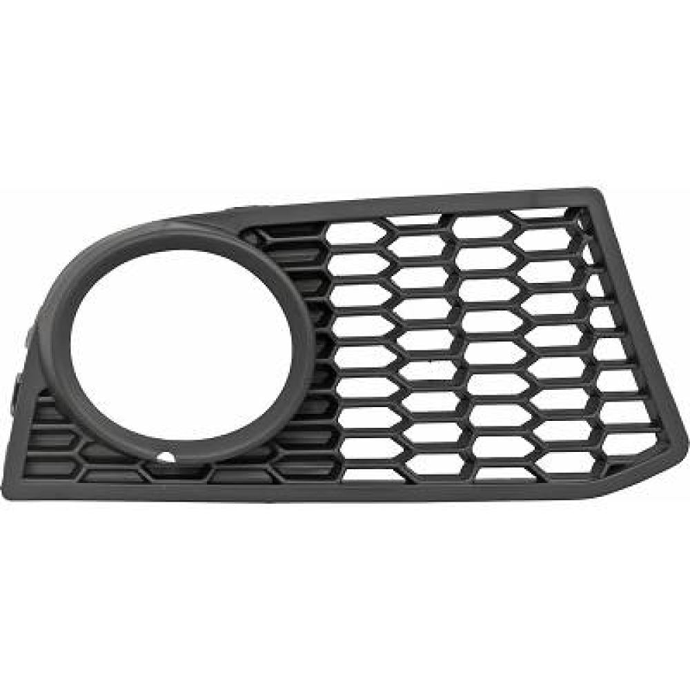 griglia destra paraurti anteriore nera con sede fendi aperta bmw 5 series f10 f11 mtech 2010 2013 bm0492123