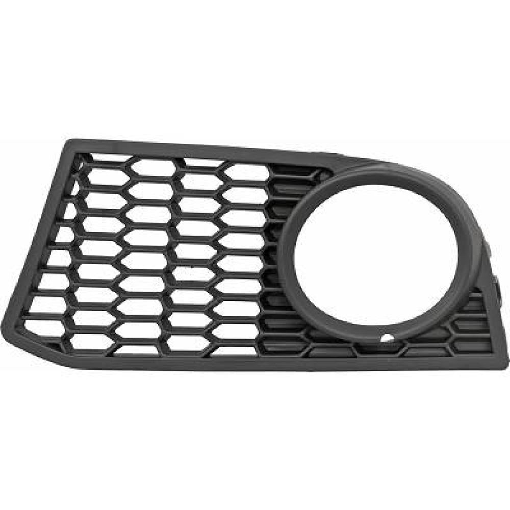 griglia sinistra paraurti anteriore nera con sede fendi aperta bmw 5 series f10 f11 mtech 2010 2013 bm0492124