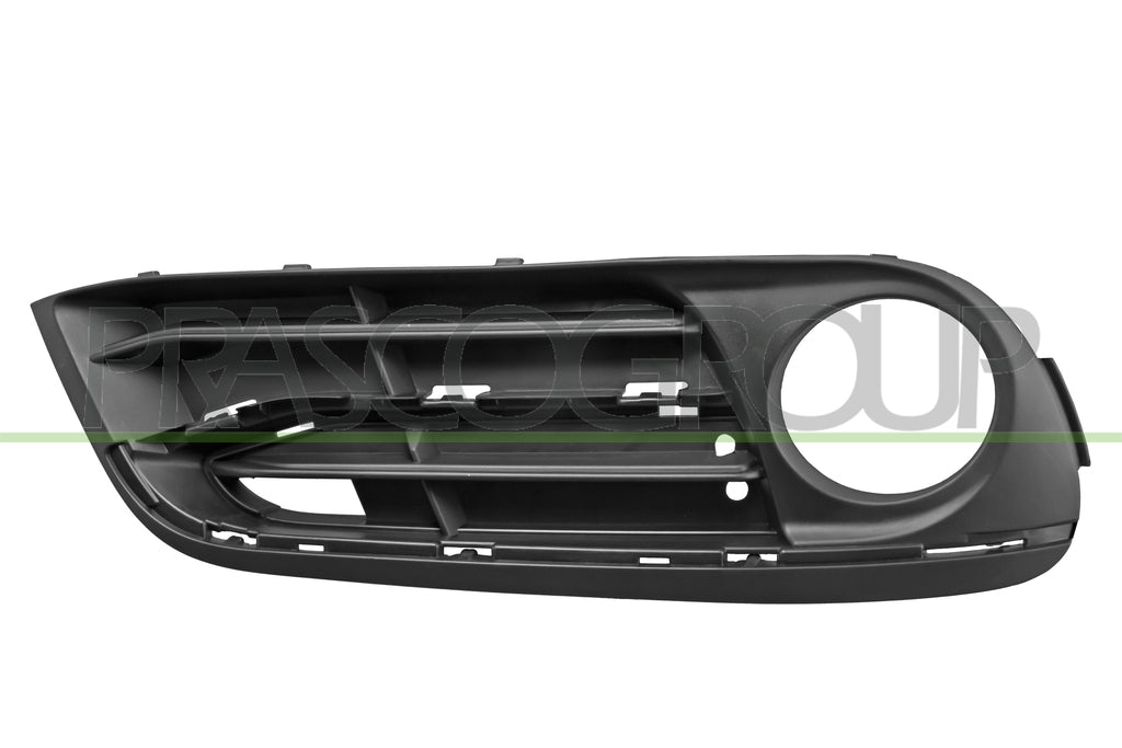 griglia destra paraurti anteriore nera con sede fendi con fori modanatura parzialmente chiusa bmw 5 series f10 f11 lci 2013 2016 bm0502145
