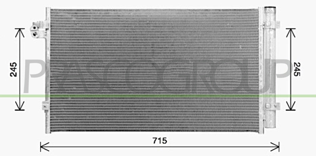 condensatore bmw 5 series g30 g31 f90 m tech 2017 2020 bm053c001