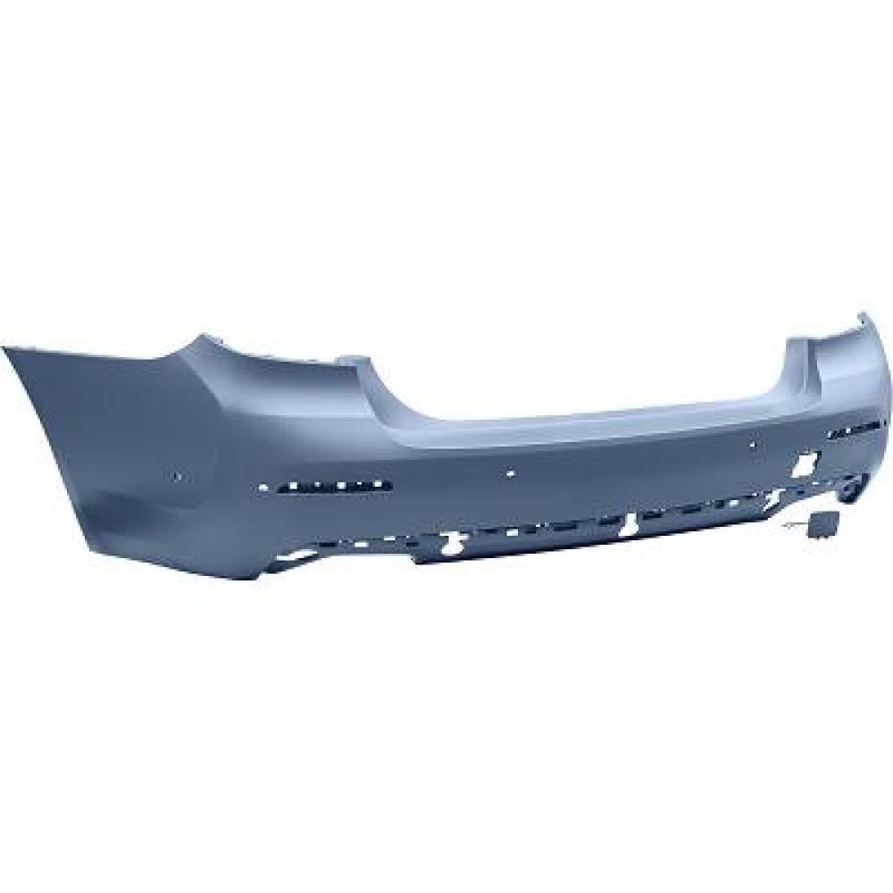 paraurti posteriore con primer con tappo copri gancio con fori pdc e fori park assist supporti mod 4 porte bmw 5 series g30 31 lci 2020 51129852175
