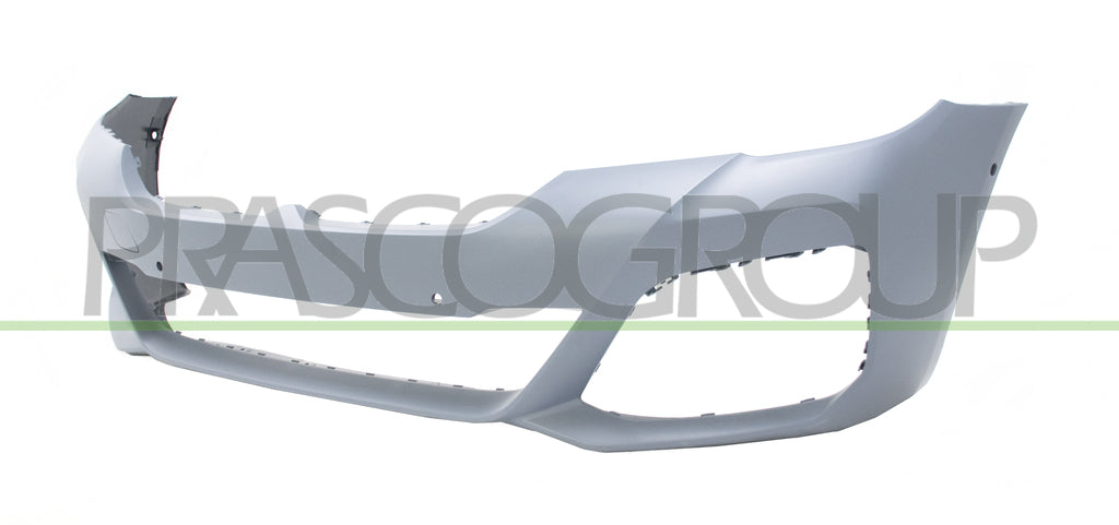 paraurti anteriore con primer con tappo copri gancio con fori pdc con fori park assist supporti bmw 5 series g30 31 lci mtech 2020 bm0551031