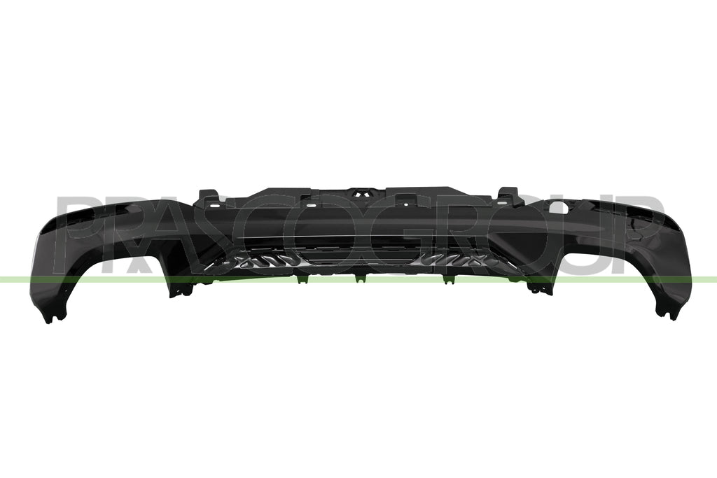 spoiler paraurti posteriore nero lucido con tappo copri gancio traino mod 520 540 m performance bmw 5 series g30 31 lci mtech 2020 bm0551881