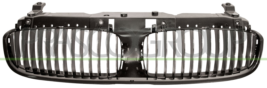 griglia radiatore nera lucida con modanature cromate bmw 7 series e66 2006 2008 bm1002001
