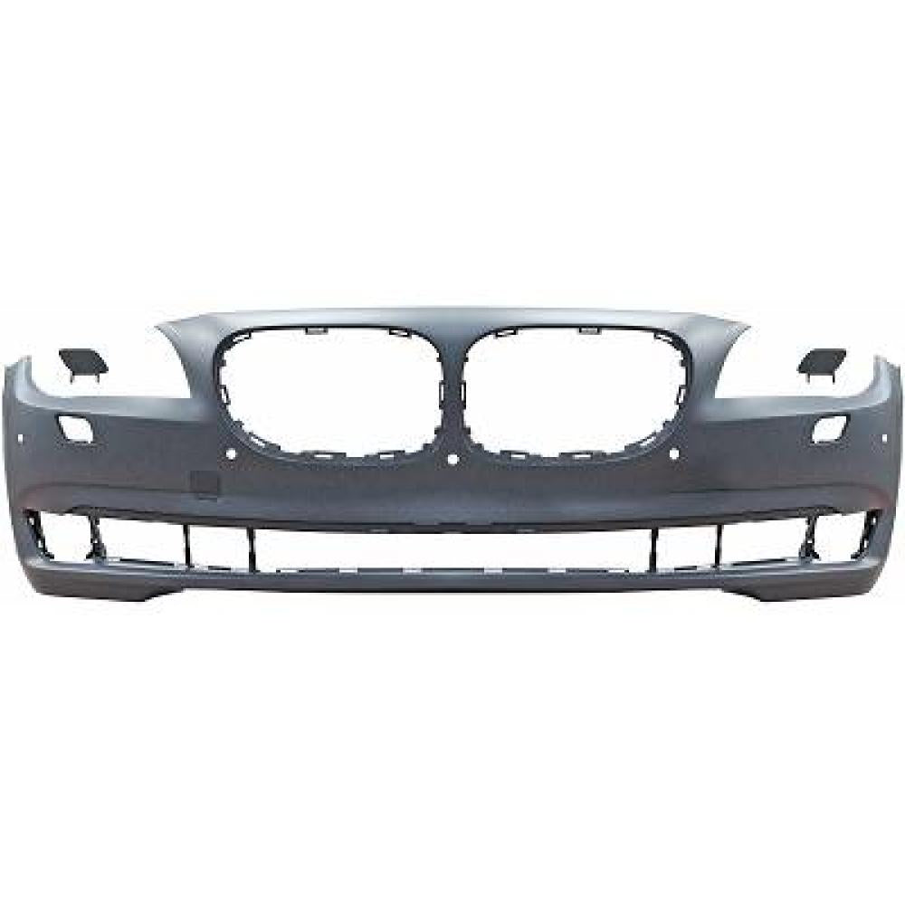 paraurti anteriore con primer con fori pdc con fori lavafari bmw 7 series f01 f02 2009 2012 51117238749