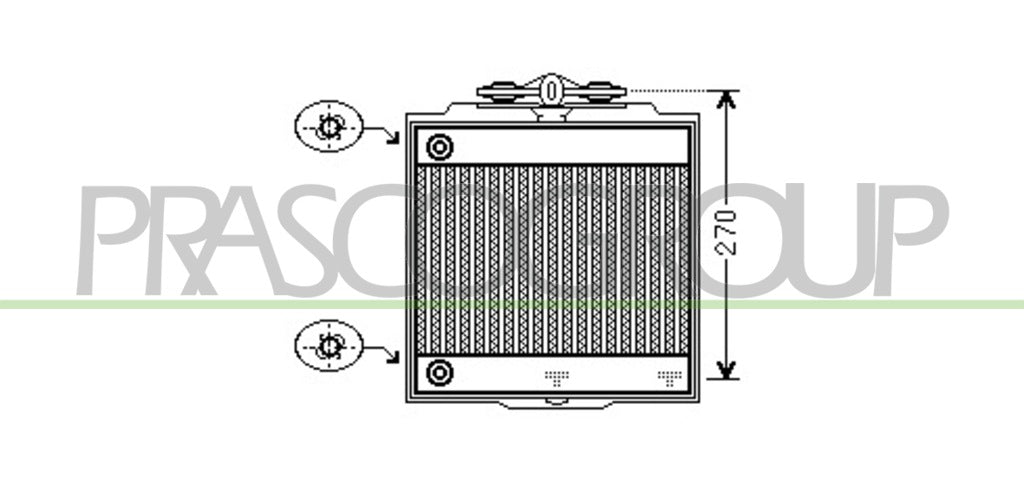 radiatore bmw 7 series f01 f02 2009 2012 bm101r005