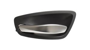 maniglia anteriore posteriore sinistra interna con leva cromata satinata con mostrina nera bmw 1 series e87 e81 2004 2007 bm1208402