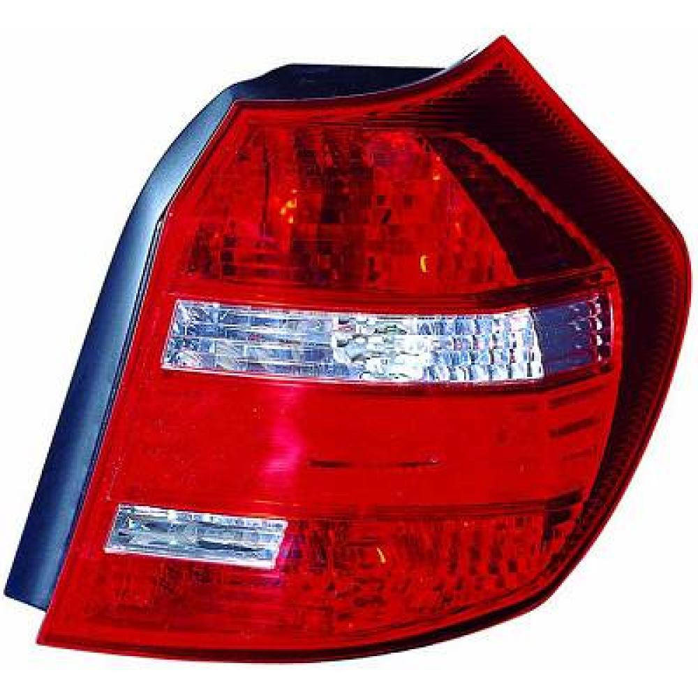 fanale posteriore sinistro senza portalampada rosso bianco bmw 1 series e87 e81 lci 2007 2011 bm1214154