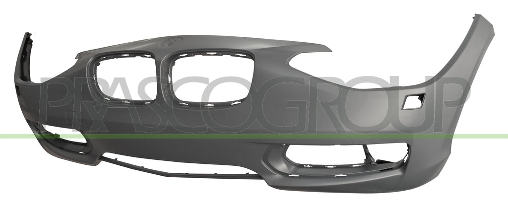 paraurti anteriore con primer con fori lavafari con tracce pdc e park asisst mod sport urban line bmw 1 series f20 f21 2011 2015 bm1231042