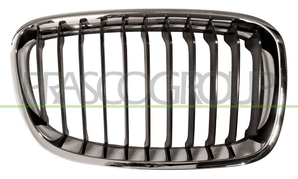 griglia radiatore destra nera con cornice cromata mod basis bmw 1 series f20 f21 2011 2015 bm1232003