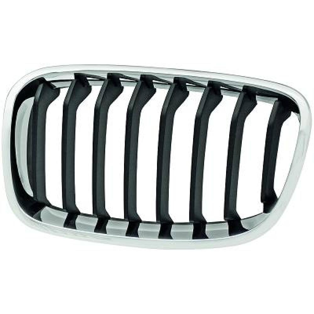 griglia radiatore sinistra cromata nera mod sport bmw 1 series f20 f21 2011 2015 51137262117