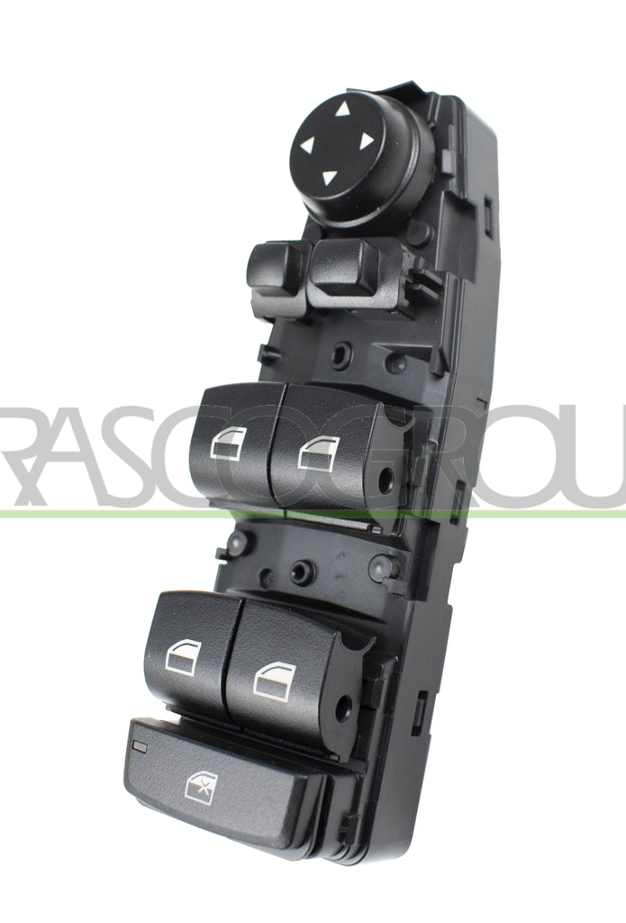 pulsantiera alzacristallo porta anteriore sinistra nera 4 interruttori con funzione chiusura retrovisori 6 pins bmw 3 series f30 f31 2011 2014 bm123ws04