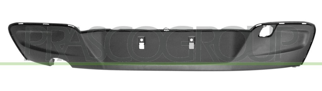 spoiler paraurti posteriore nero con scarico singolo a sinistra bmw 1 series f20 f21 mtech 2012 2015 bm1241851