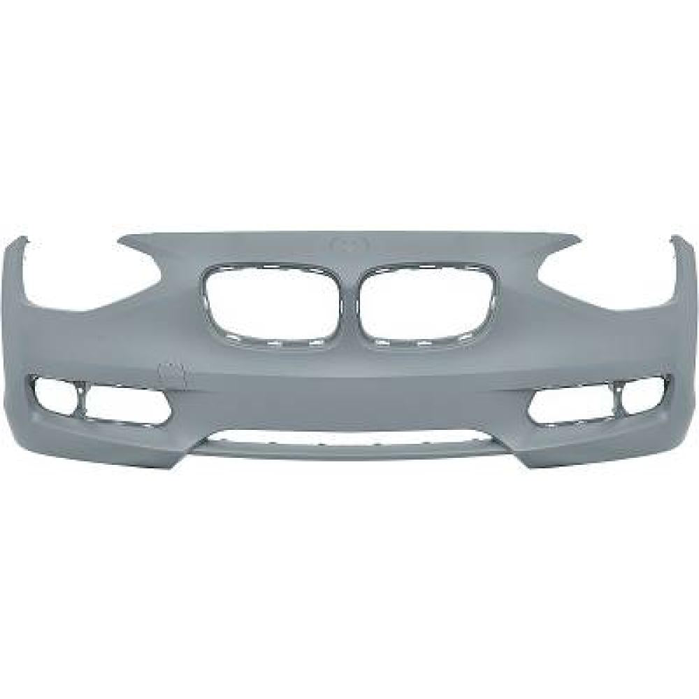 paraurti anteriore con primer con fori lavafari con fori pdc e park assist supporti bmw 1 series f20 f21 lci 2015 2019 bm1251011