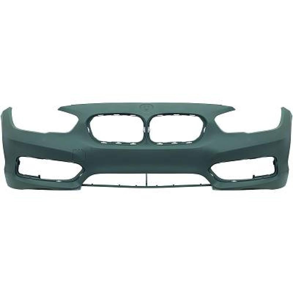 paraurti anteriore con primer con tappo copri gancio con tracce pdc mod sport urban line bmw 1 series f20 f21 lci 2015 2019 bm1251021