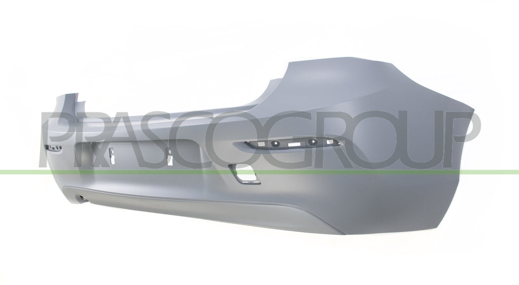 paraurti posteriore con primer con scarico singolo a sinistra con tracce pdc e foro telecamera bmw 1 series f20 f21 lci 2015 2019 bm1251052