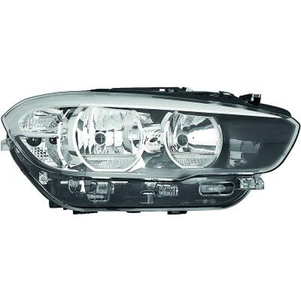 proiettore sinistro h7 h7 elettrico con motore nero led bmw 1 series f20 f21 lci 2015 2019 bm1254904