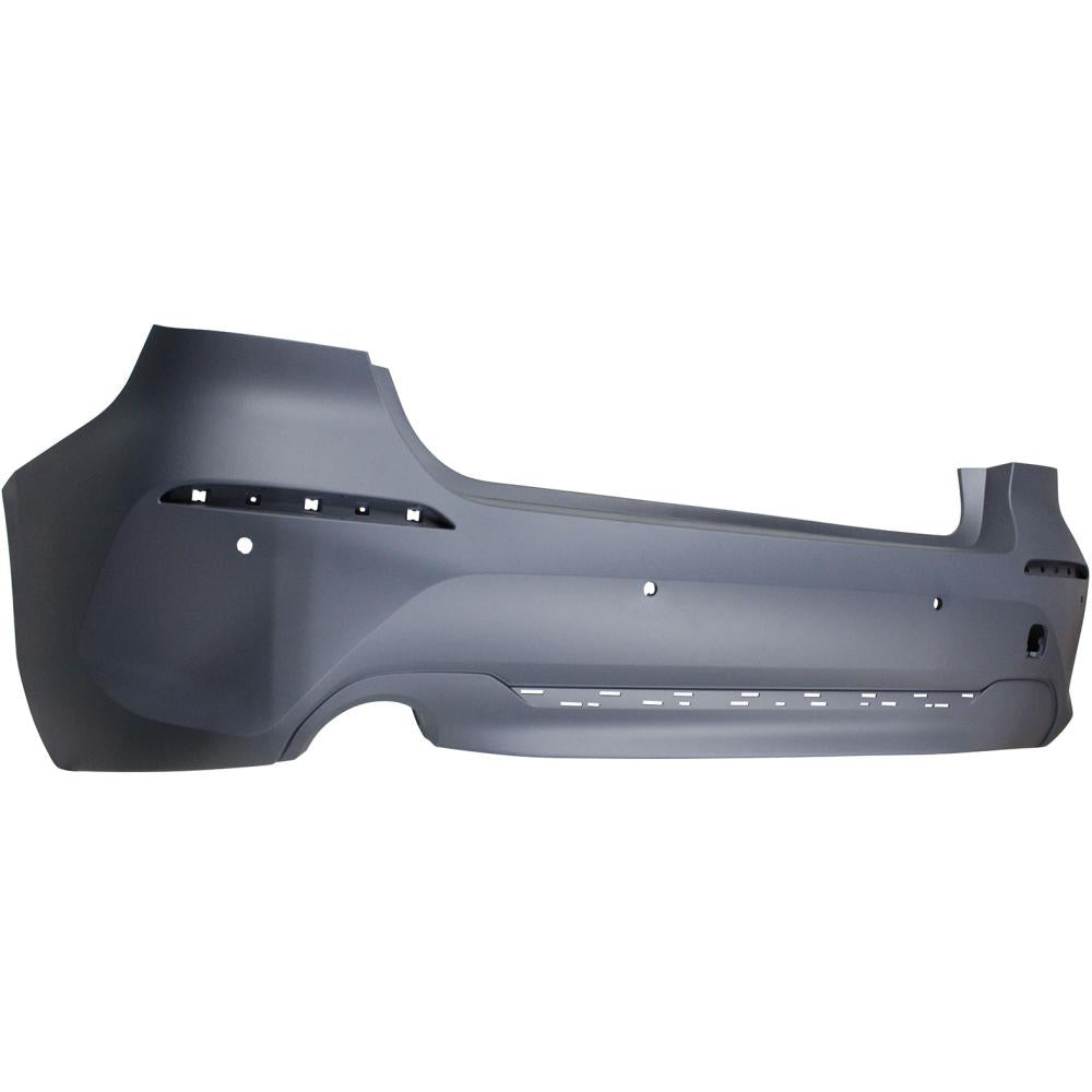 paraurti posteriore con primer con tracce pdc e park assist con scarico singolo a sinistra mod luxury bmw 1 series f40 sport luxury line 2019 51129464574