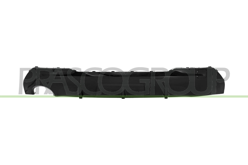 spoiler paraurti posteriore nero lucido con scarico singolo a sinistra bmw 1 series f40 mtech 2019 bm1291851