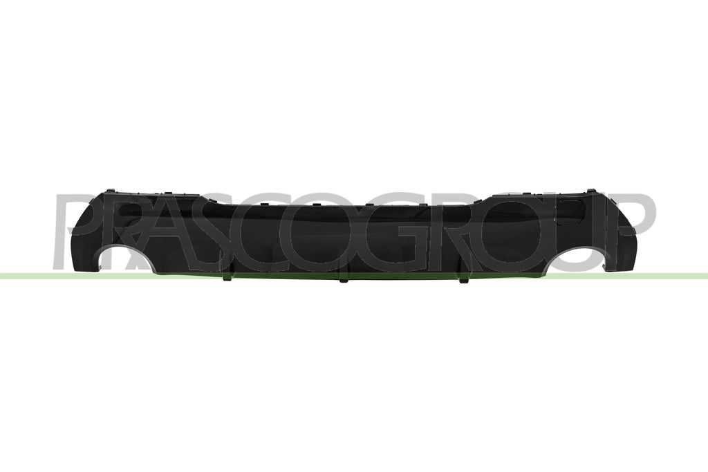 spoiler paraurti posteriore nero lucido con scarico doppio a destra e a sinistra bmw 1 series f40 mtech 2019 bm1291861