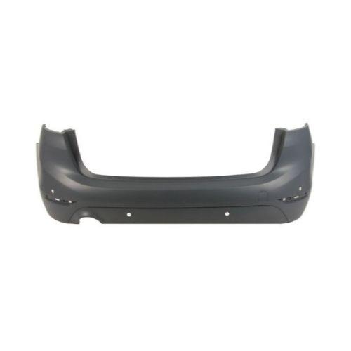 paraurti posteriore con primer con fori pdc supporti con scarico singolo a sinistra mod grandtourer bmw 2 series f45 f46 active gran tourer lci 2018 2021 bm2021058