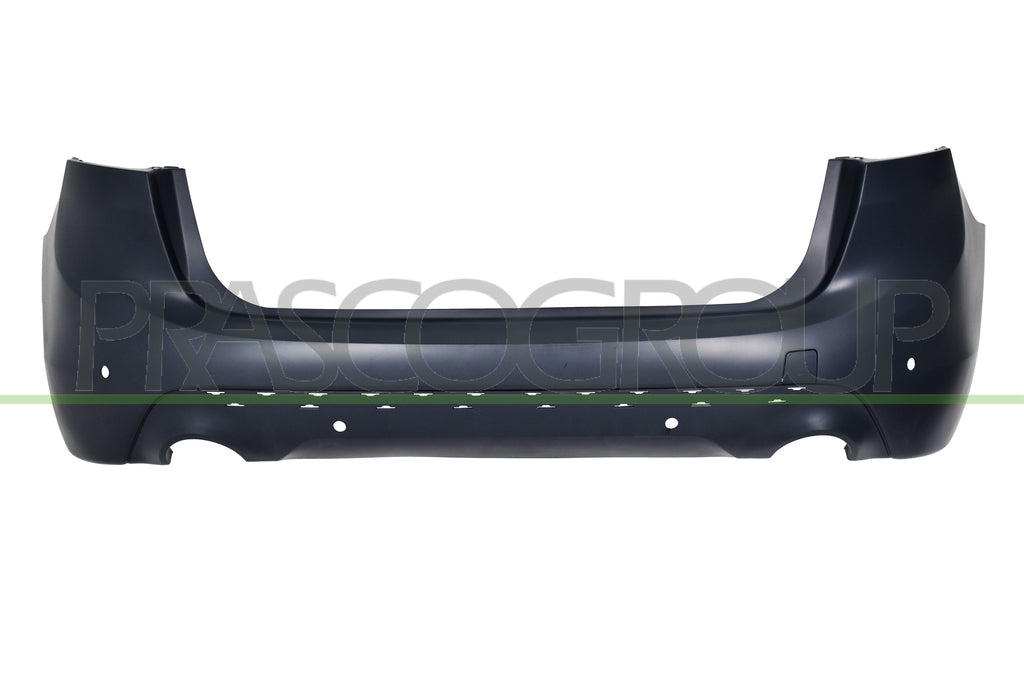 paraurti posteriore con primer con fori pdc supporti con scarico singolo a destra e sinistra mod active tourer luxury sportline bmw 2 series f45 f46 active gran tourer lci 2018 2021 bm2021071