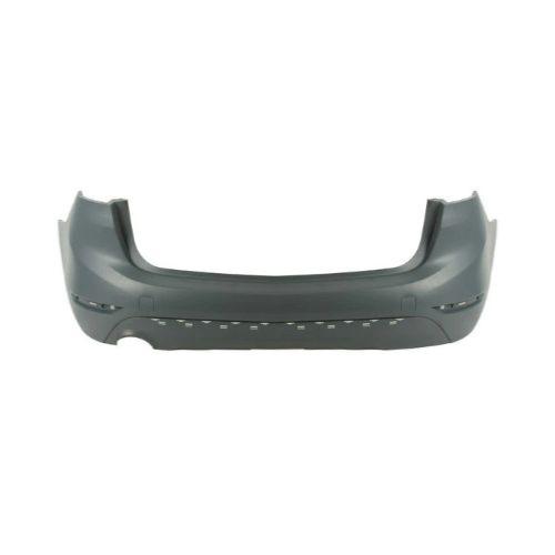 paraurti posteriore con primer con fori modanatura con tracce pdc con scarico singolo a sinistra mod grandtourer sportline luxuryline bmw 2 series f45 f46 active gran tourer lci 2018 2021 bm2021072