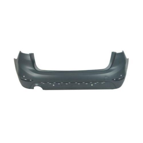 paraurti posteriore con primer con fori pdc supporti con fori modanatura con scarico singolo a sinistra mod grandtourer sportline luxuryline bmw 2 series f45 f46 active gran tourer lci 2018 2021 bm2021078