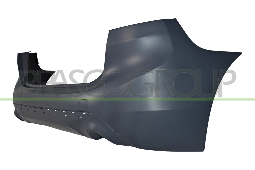 paraurti posteriore con primer con tracce pdc con scarico singolo a destra e sinistra mod active tourer luxury sport line bmw 2 series f45 f46 active gran tourer lci 2018 2021 bm2021080