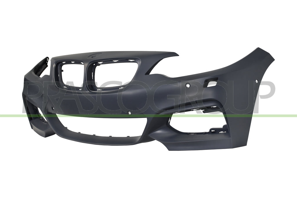 paraurti anteriore con primer con tappo coprigancio con fori pdc e park assist supporti con fori lavafari mod m tech bmw 2 series f22 f23 coupe cabrio mtech 2015 2017 bm2521041