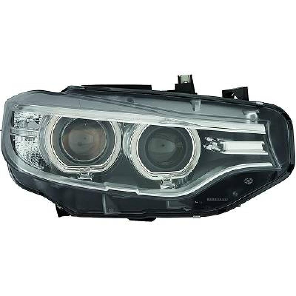 proiettore destro xenon d1s py24 elettrico con motore nero led bmw 4 series f32 f33 coupe cabrio 2013 2017 bm3904913