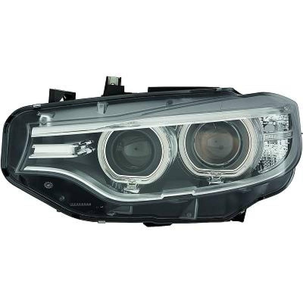 proiettore sinistro xenon d1s py24 elettrico con motore nero led bmw 4 series f36 grand coupe 2014 2017 bm3904914