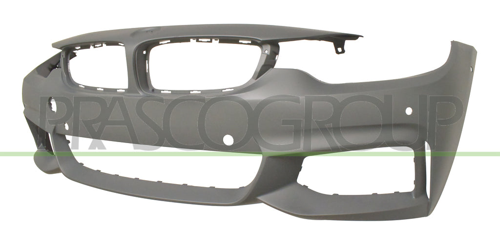 paraurti anteriore con primer con fori pdc supporti con fori park assist bmw 4 series f32 f33 coupe cabrio mtech 2014 2017 bm4001042