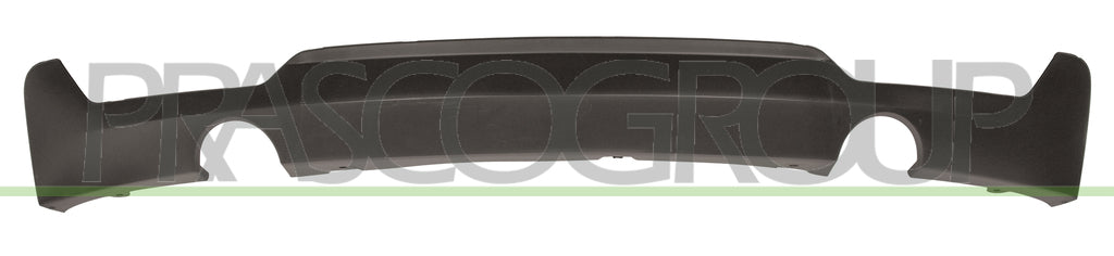 spoiler paraurti posteriore nero liscio da primerizzare con scarico doppio bmw 4 series f32 f33 coupe cabrio mtech 2014 2017 bm4001861