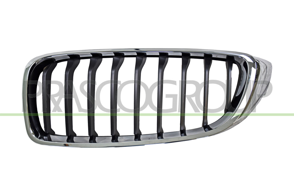 griglia radiatore sinistra nera con cornice cromata bmw 4 series f32 f33 coupe cabrio mtech 2014 2017 bm4002014