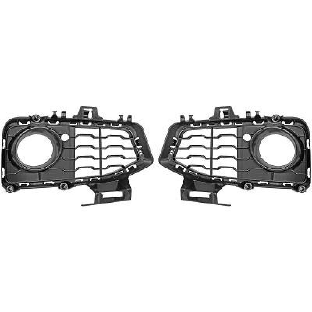 griglia sinistra paraurti anteriore nera con sede fendi bmw 4 series f36 grand coupe mtech 2015 2017 51118054507