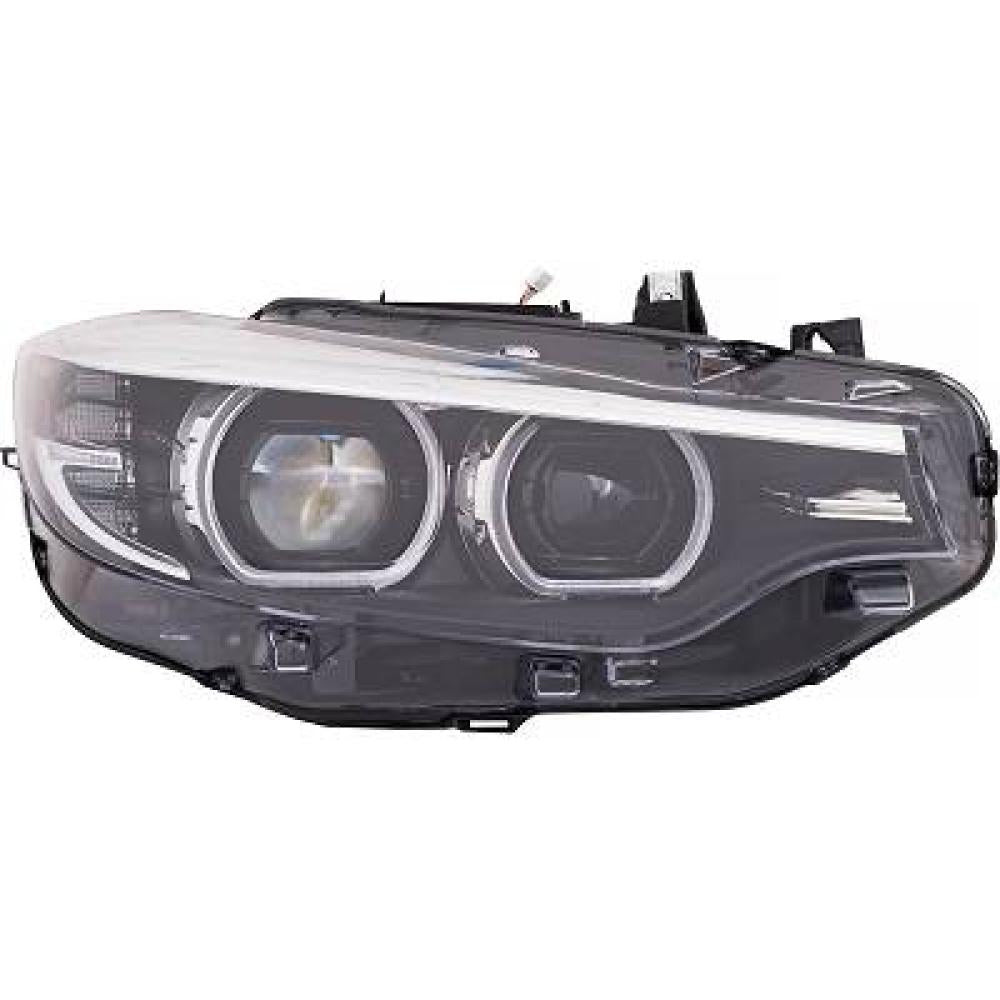 proiettore destro elettrico con motore con luce diurna led bmw 4 series f32 f33 f36 lci 2017 2020 63117478152